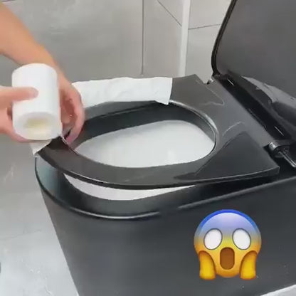 50Pcs Disposable Plastic Travel Hygiene Kit Waterproof and Non Slip Individually Wrapped, for Travel, Toilet Seat Protectors
